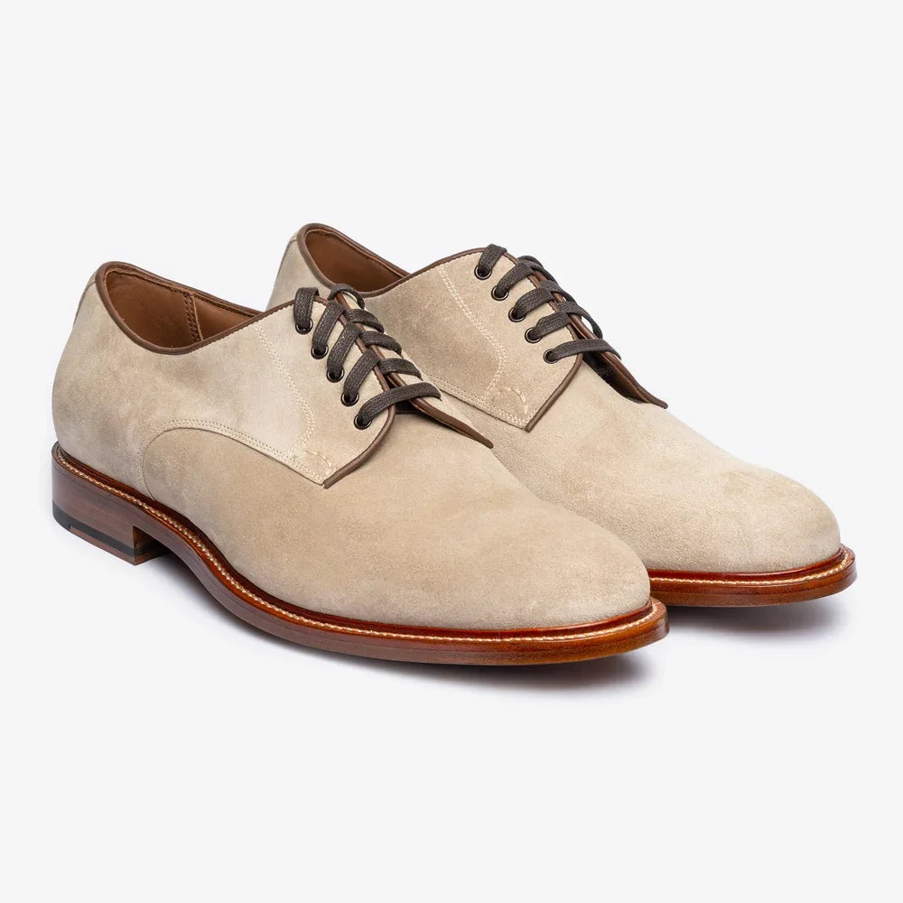Matino Light Buck-Suede Derby for Men - Brick-Sole Summer Derby Shoes