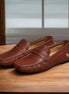 Marzio Moc Driver Penny Loafer for Men - Leather Penny Driving Loafers