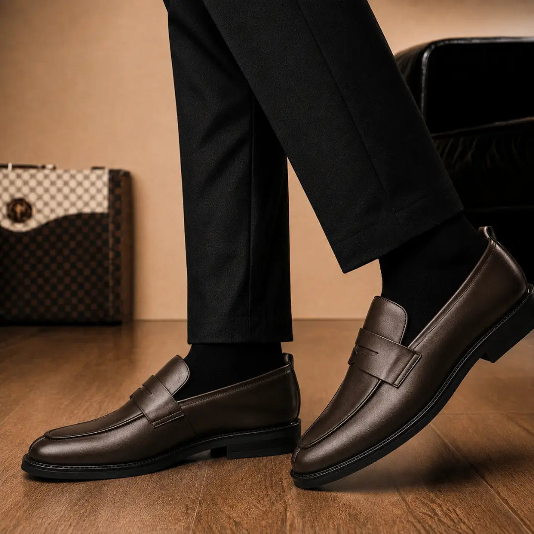 Miami Penny Loafer // Nero Black