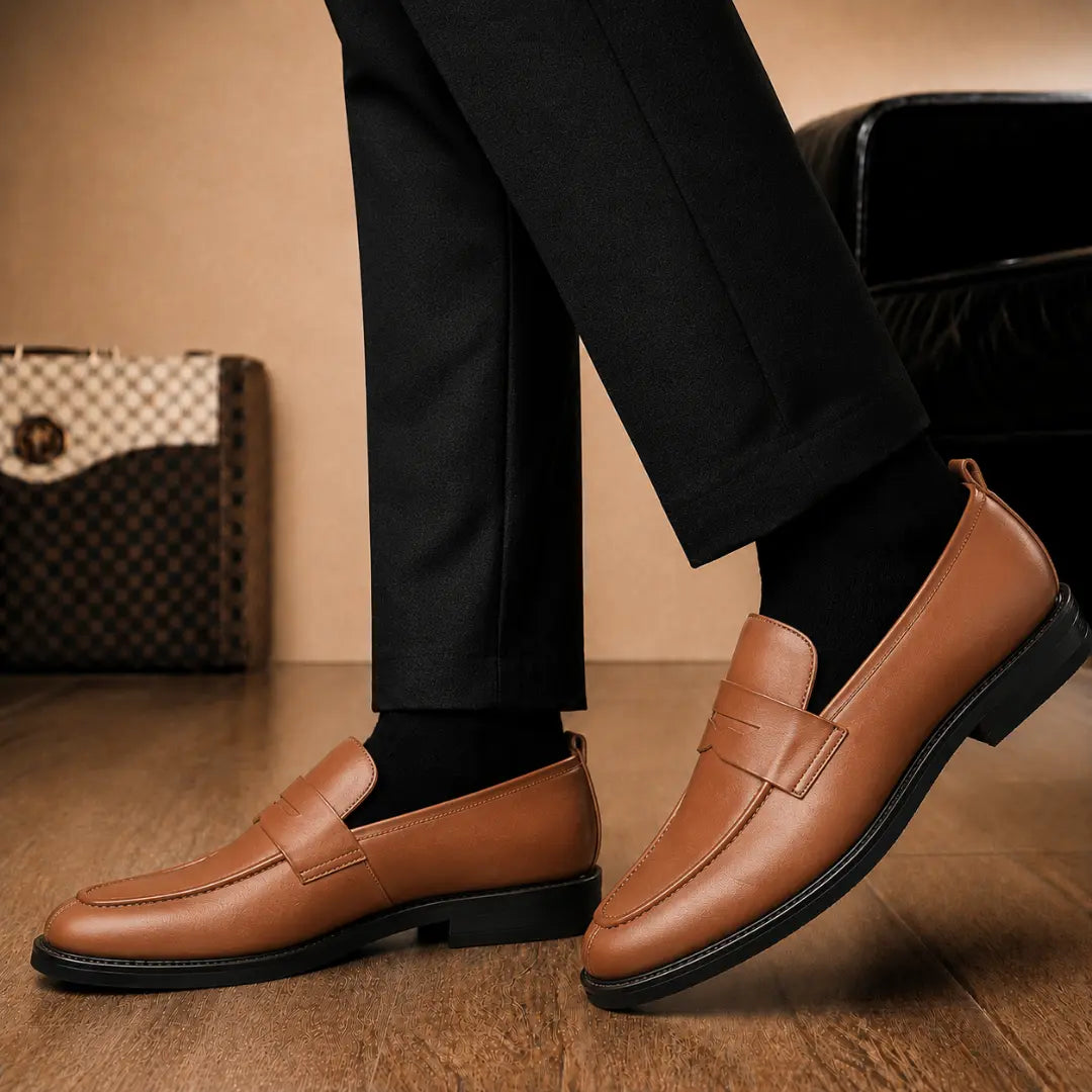 Miami Penny Loafer // Nero Black