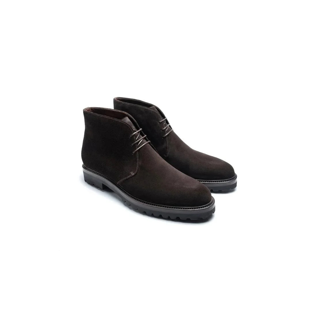 Mukteshwar Suede Lug-Sole Chukka Boot for Men - Rugged Suede Chukka Boots