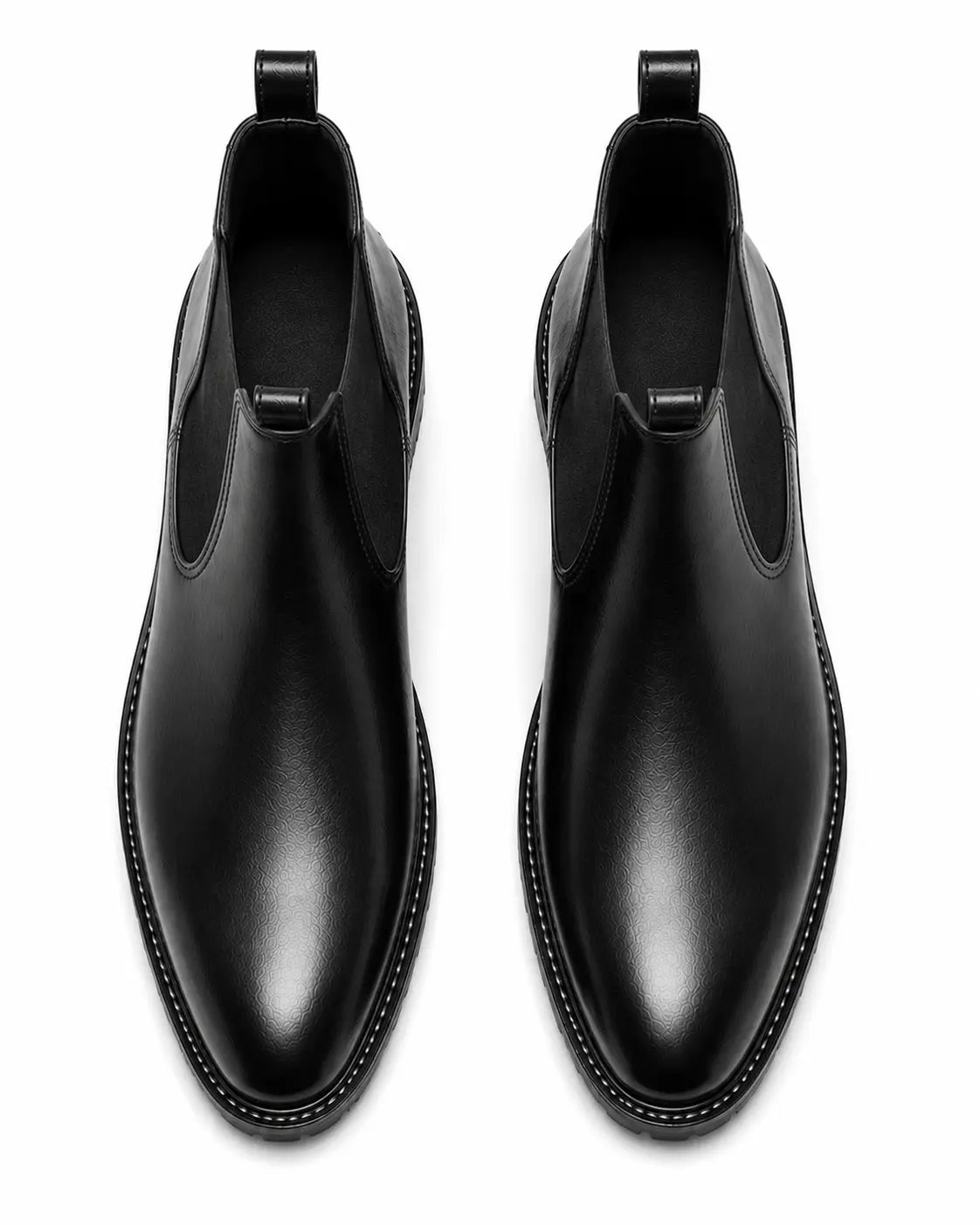 Montrose Patina Chelsea Boot for Men - Lug-Sole Leather Ankle Boots
