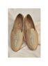 Mukundgarh Pearl-Motif Silk Ethnic Loafer for Men - Beaded Ethnic Wedding Loafers