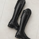 Toledo Men's Lace-Up Polo Riding Boots – Tall Black Leather Field Boots for Polo