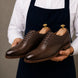 Maverick II Woven Wingtip Brogue Oxford for Men - Goodyear Welted Leather Shoes