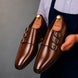 Montecito Double Monk Strap Shoes for Men - Goodyear Welted Full-Grain Leather