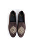 Montefrio Velvet Zardozi Slipper for Men - Embroidered Velvet Slippers