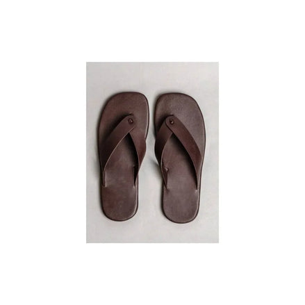 Malgrat Soft Thong Flip-Flop for Men - Leather Flip-Flops