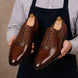 Montserrat Two-Tone Saddle Oxford for Men - Goodyear Welted Spectator Dress Shoes