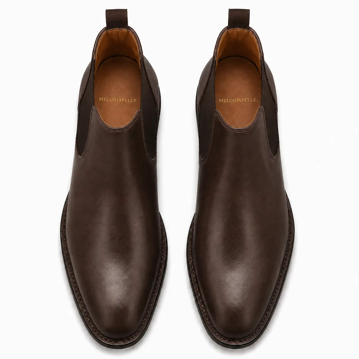 Malacca Chelsea Boot for Men - Goodyear Welted Burnished Leather Boots
