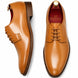 Matera Plain-Toe Derby for Men - Goodyear Welted Mirror-Polish Formal Shoes