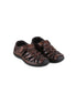 Matala Caged Burnished Sandal for Men - Closed-Toe Leather Sandals