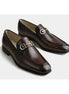 Montasola Square-Toe Horsebit Loafer for Men - Leather Bit Loafers