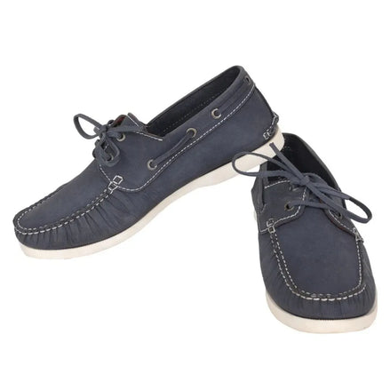 Matadepera Nubuck Classic Boat Shoe for Men - Lace-Round Boat Shoes