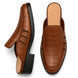 Molveno Croc-Embossed Slit Mule for Men - Backless Block-Heel Slip-On Shoes