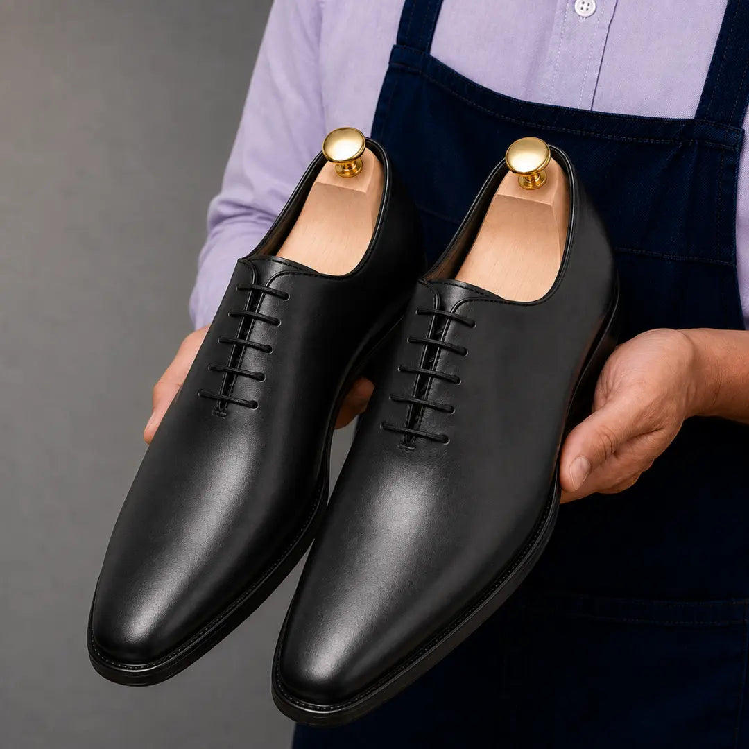 Macao Wholecut Oxford for Men - Goodyear Welted Seamless Leather Dress Shoes