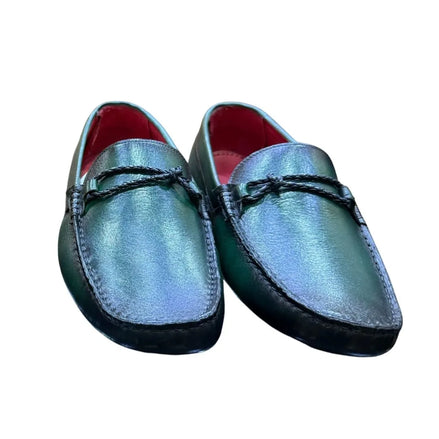 Milzano Bow-Lace Driver Driving Moccasin for Men - Hand-Stitched Leather Driving Moccasins