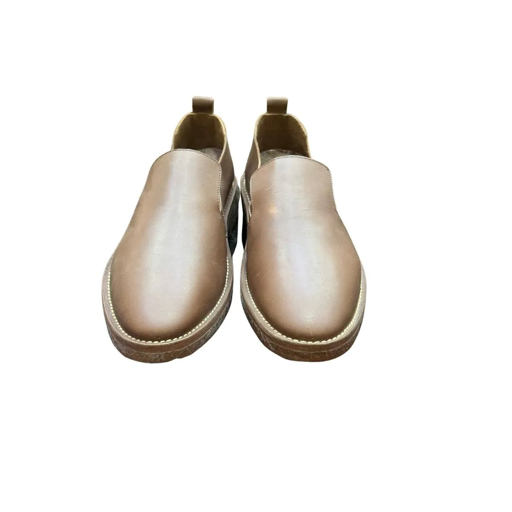 Montirone Crepe-Sole Gusset Slip-On for Men - Casual Leather Slip-On Shoes