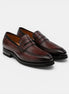Melara Burnished Slim Penny Loafer for Men - Penny Loafers