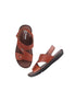 Malia Two-Strap Back-Strap Sandal for Men - Cushioned Leather Sandals