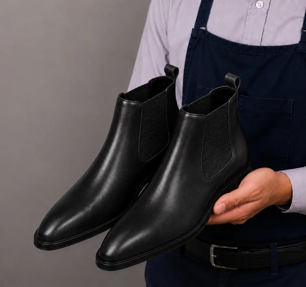 Mazarine Chelsea Boot for Men - Goodyear Welted Full-Grain Leather Boots