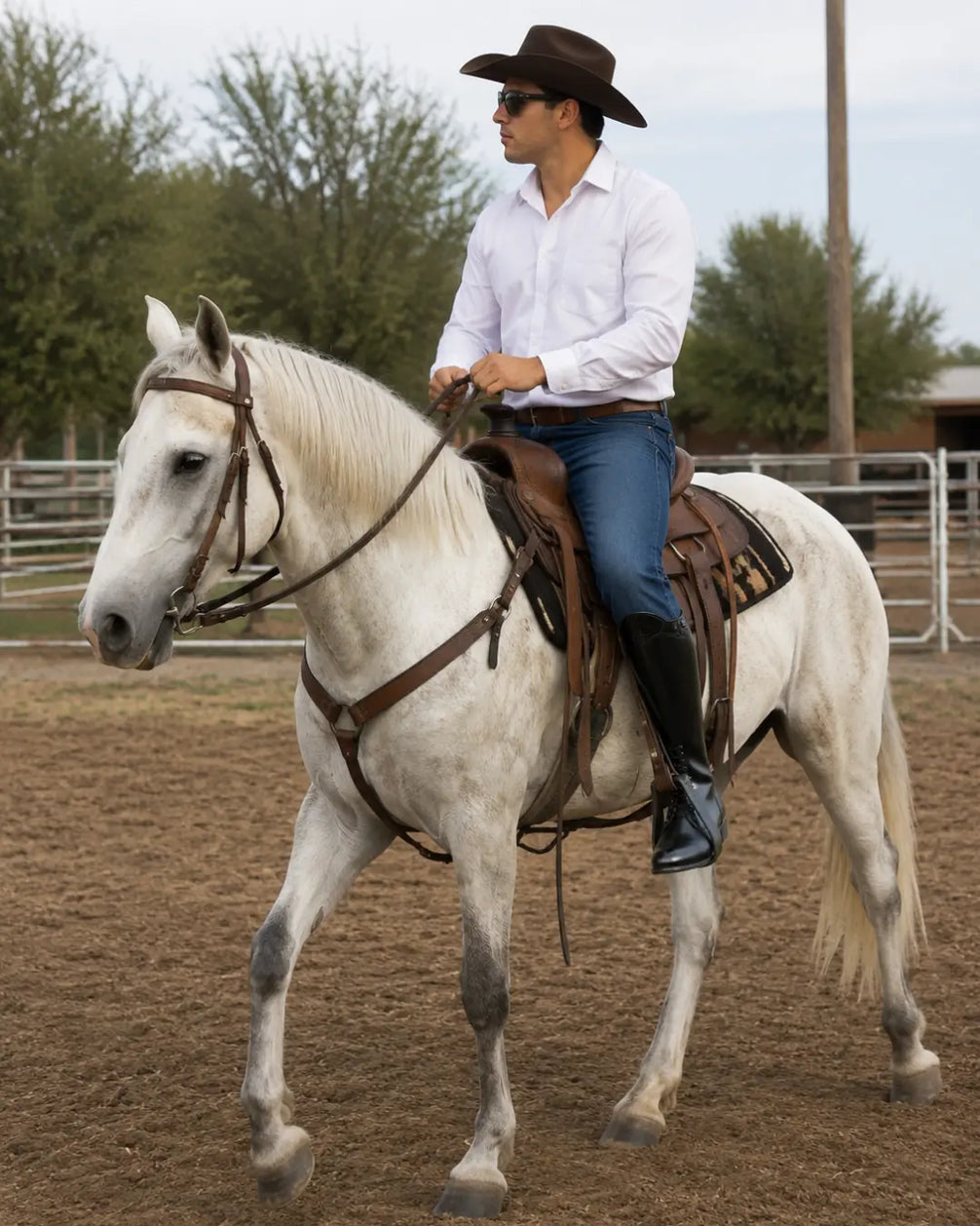 Verona Men's Patent-Top Polo & Horse Riding Boots – Black Leather Competition Boots