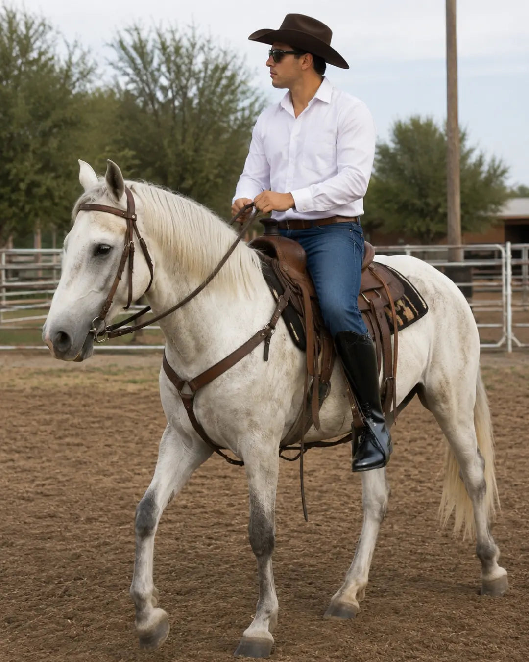 Verona Men's Patent-Top Polo & Horse Riding Boots – Black Leather Competition Boots