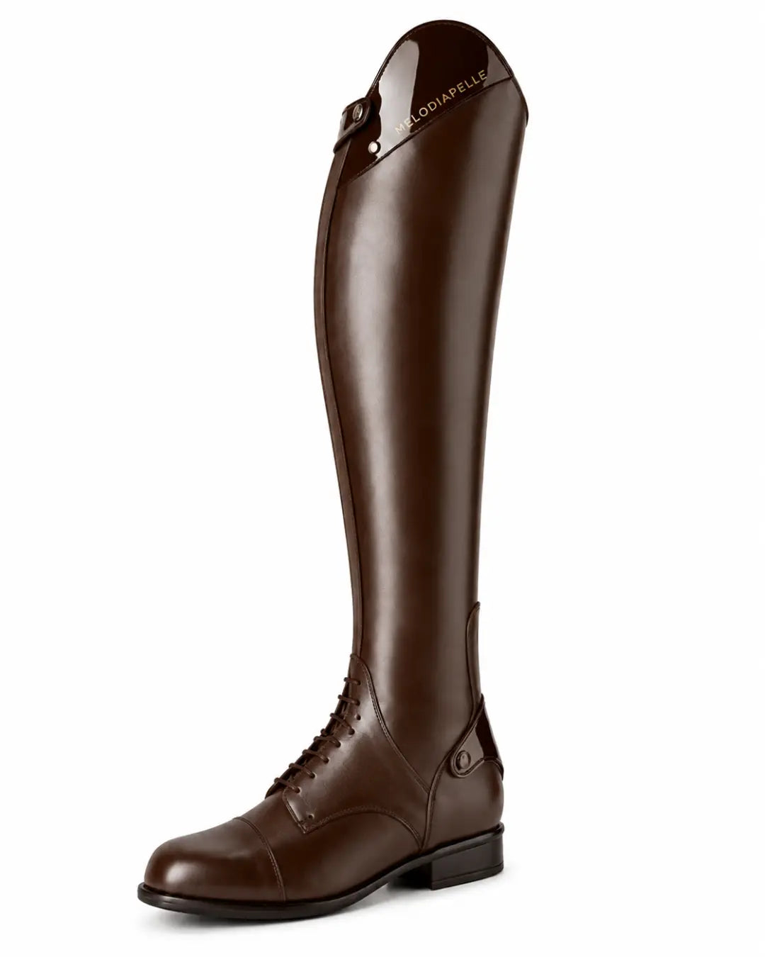 Verona Men's Patent-Top Polo & Horse Riding Boots – Black Leather Competition Boots