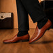 Maestro Hand-Embroidered Opera Loafer for Men - Leather Formal Slip-On Shoes