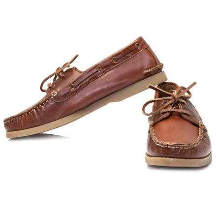 Molins Leather Classic Boat Shoe for Men - Leather Boat Shoes