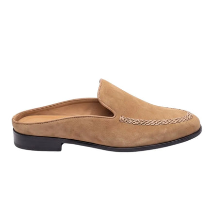 Mortaso Suede Mule Mule for Men - Suede Backless Loafers
