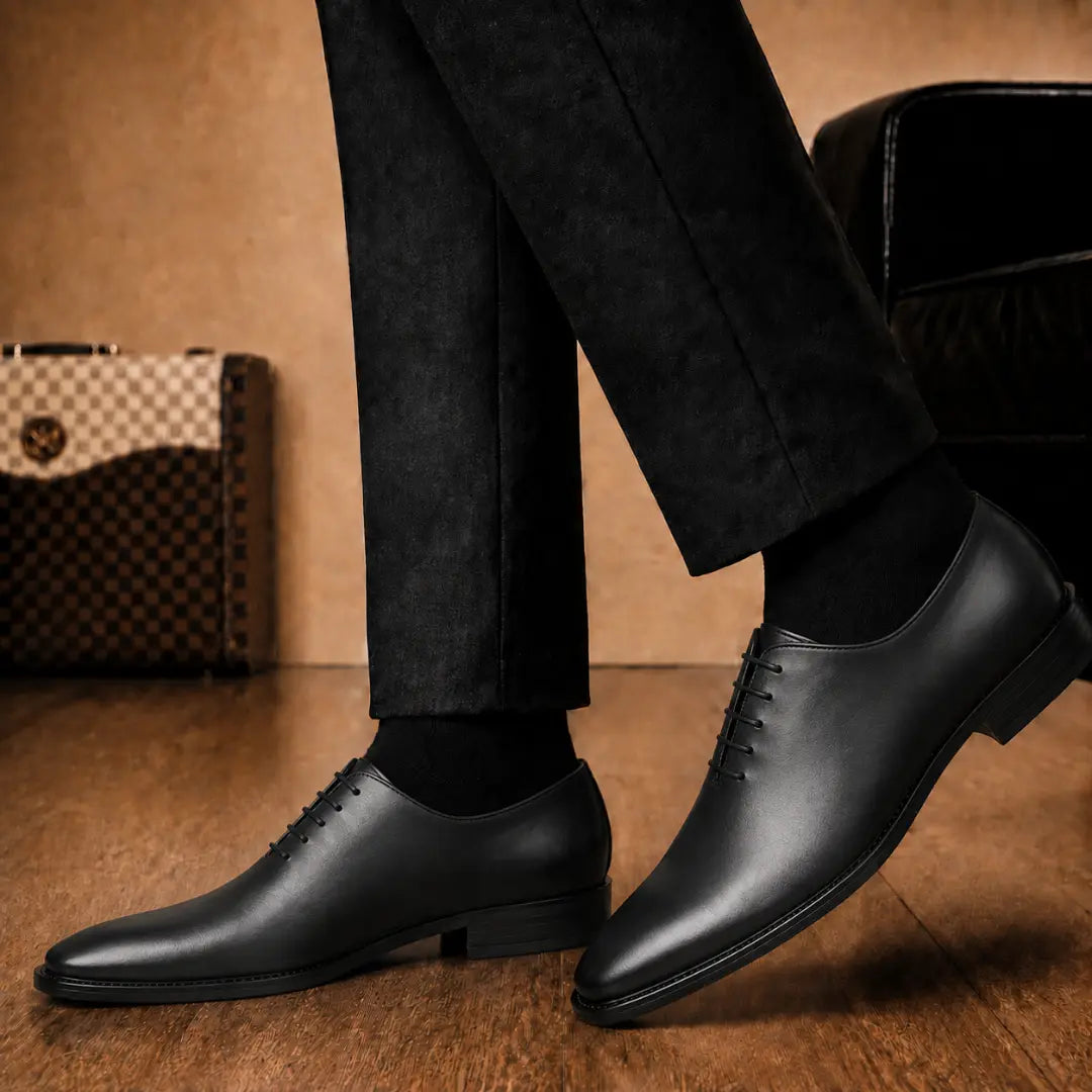 Macao Wholecut Oxford for Men - Goodyear Welted Seamless Leather Dress Shoes