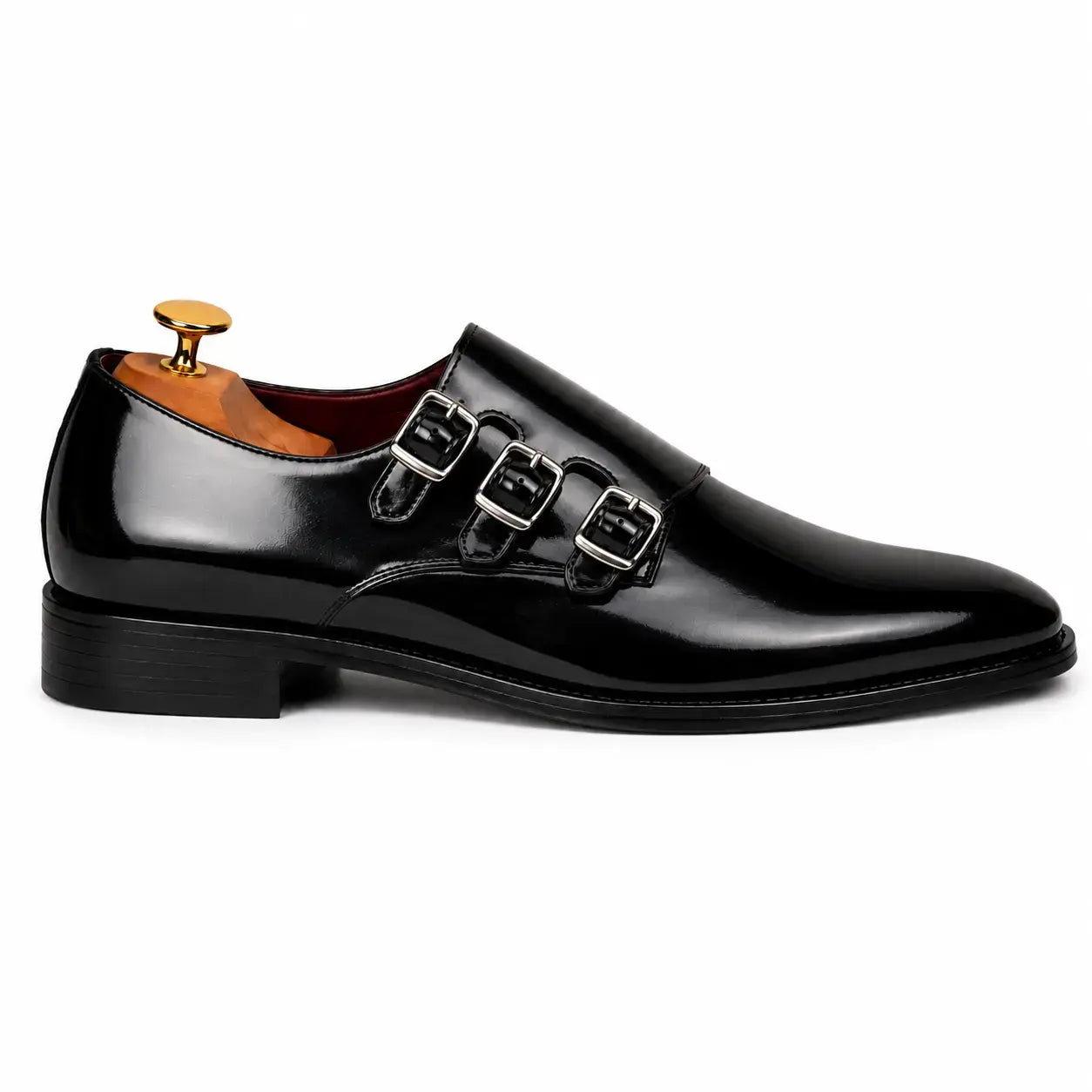 Montecito Double Monk Strap Shoes for Men - Goodyear Welted Full-Grain Leather