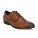 Melissano Woven-Embossed Vamp Derby for Men - Textured Leather Derby Shoes