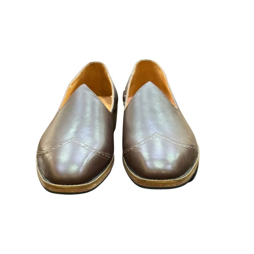 Muscoline Brogue-Cap Nagra Nagra for Men - Handmade Leather Nagra Shoes