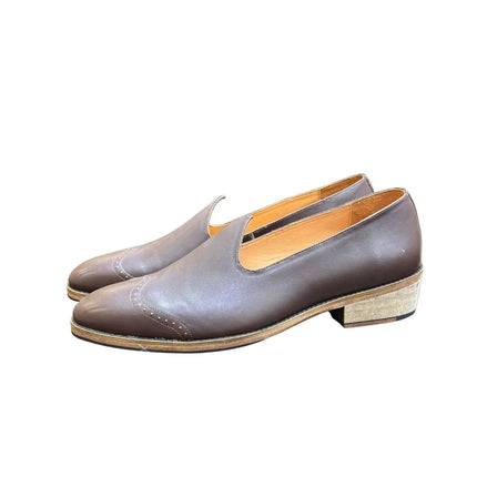 Muscoline Brogue-Cap Nagra Nagra for Men - Handmade Leather Nagra Shoes