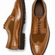 Mosaic Leather & Suede Wingtip Derby for Men - Goodyear Welted Lug-Sole Shoes
