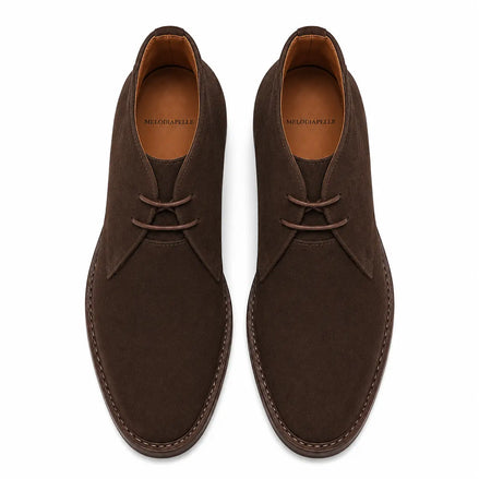 Maringa Suede Chukka Boot for Men - Goodyear Welted Leather Sole Boots