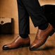 Munich Hand-Woven Brogue Oxford for Men - Goodyear Welted Leather Dress Shoes