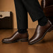 Monterosso Patina Cap-Toe Derby for Men - Handmade Leather Formal Shoes
