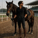 Toledo Men's Lace-Up Polo Riding Boots – Tall Black Leather Field Boots for Polo