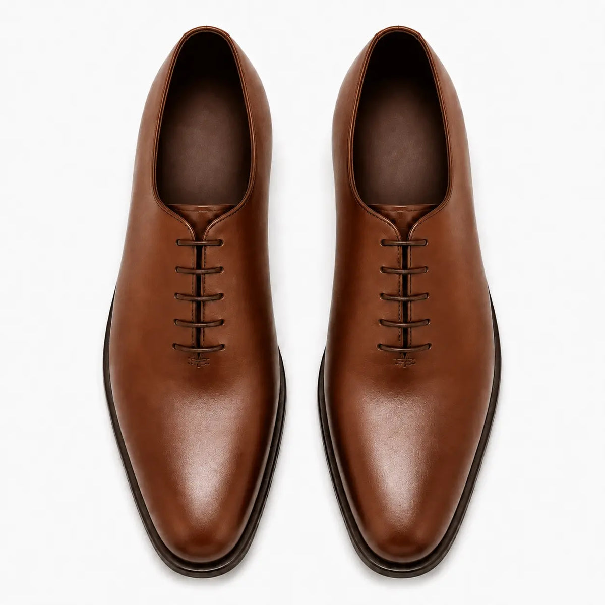 Macao Wholecut Oxford for Men - Goodyear Welted Seamless Leather Dress Shoes