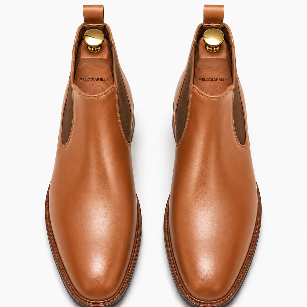 Mirage Chelsea Boot for Men - Goodyear Welted Full-Grain Leather Boots
