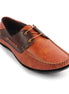 Mollerussa Two-Tone Driver-Boat Boat Shoe for Men - Moc-Toe Boat Shoes