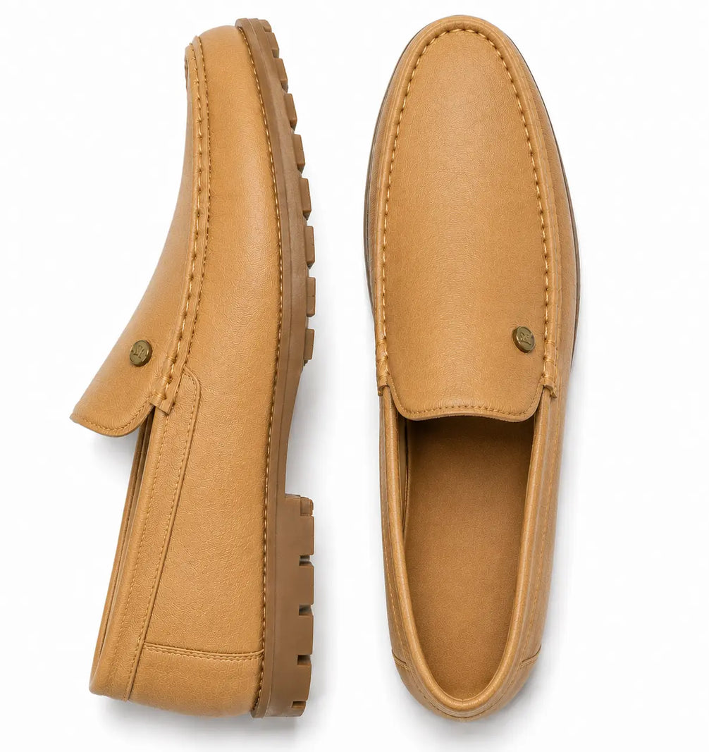 Montoya Driving Loafer for Men - Handmade Leather Moccasin Slip-On Shoes