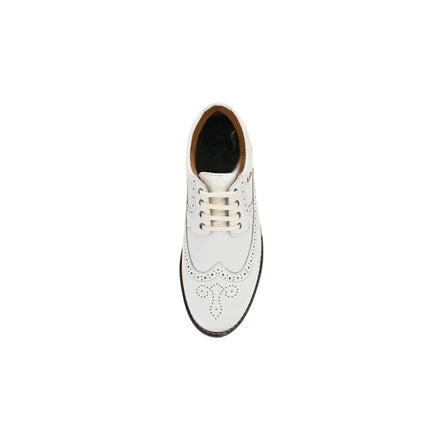 Musselburgh Classic Wingtip Cleated Golf Shoe for Men - Brogued Leather Golf Shoes