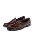 Majuli Zardozi-Vine Nagra Jutti for Men - Hand-Embroidered Leather Nagra