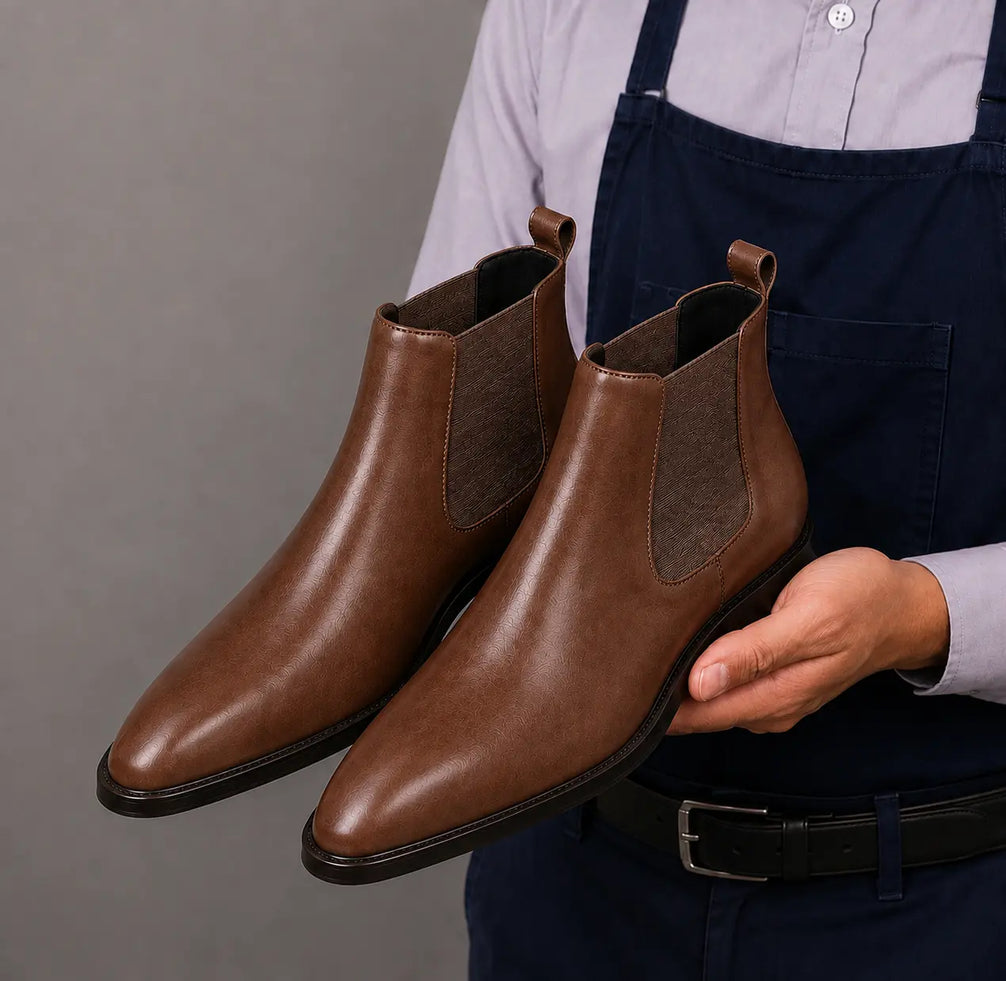 Mazarine Chelsea Boot for Men - Goodyear Welted Full-Grain Leather Boots