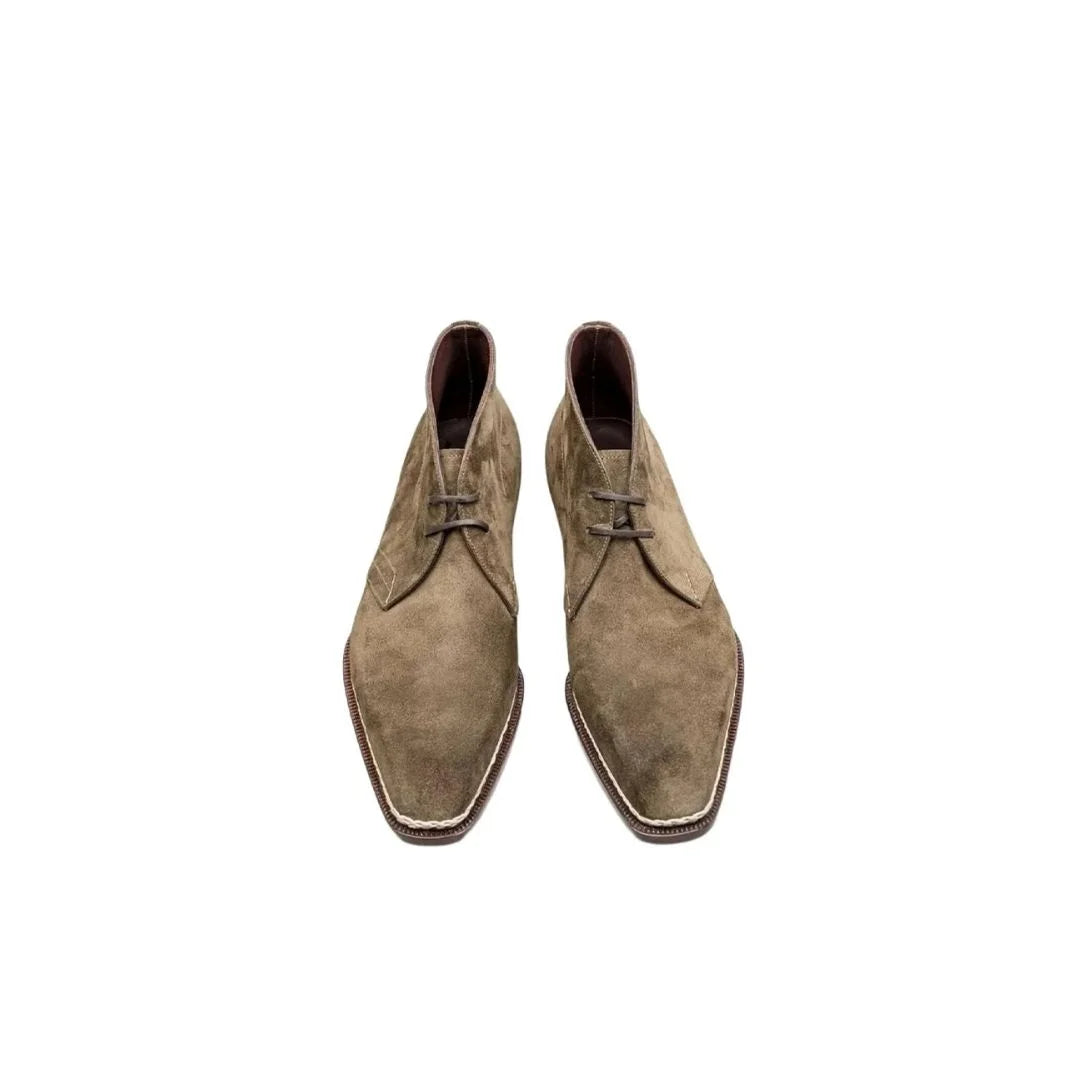 Mangaluru Suede Chisel-Toe Chukka Boot for Men - Suede Chukka Boots