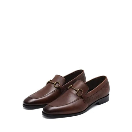 Montefano Slim Horsebit Loafer for Men - Leather Horsebit Loafers